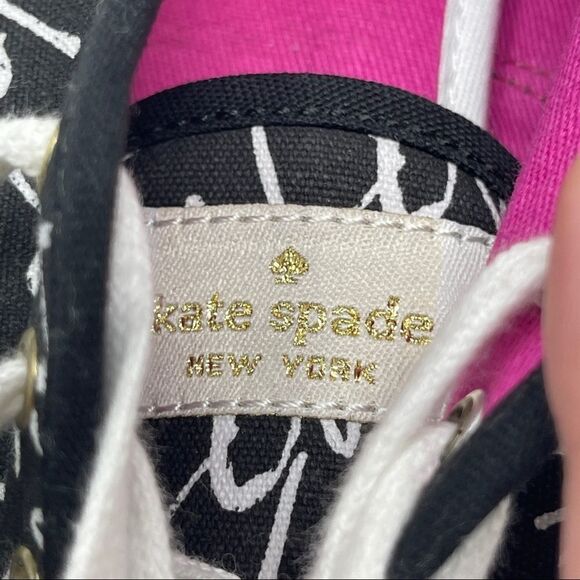 Kate Spade New York KEDS Sneaker Love Black White MISMATCHED Size 8.5Right 9Left - Picture 10 of 11